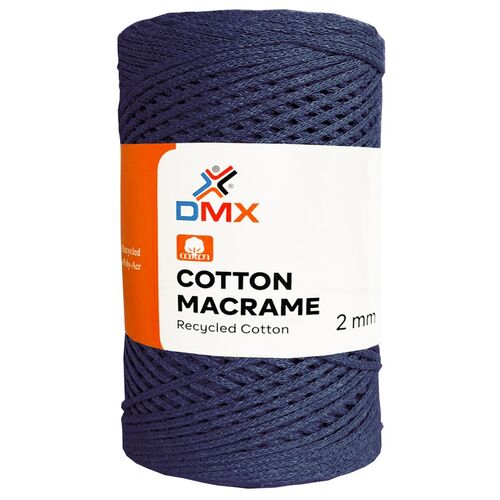 DMX ECO COTTON MAKROME 2MM - T019 -LACİVERT