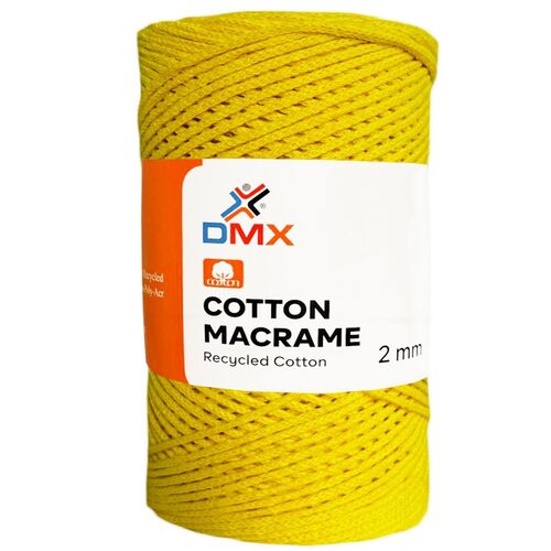 DMX ECO COTTON MAKROME 2MM - T020 -KANARYA