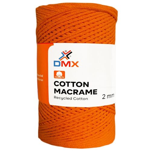 DMX ECO COTTON MAKROME 2MM - T023 -TURUNCU