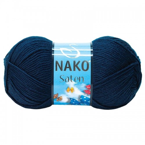 NAKO - NAKO SATEN 04253 NAVY BLUE
